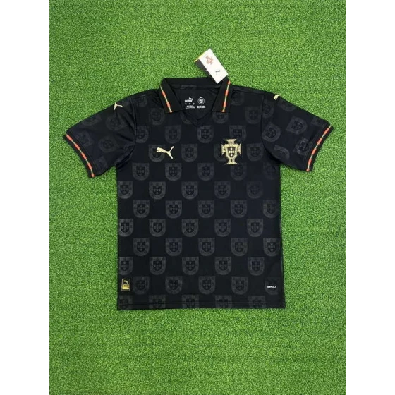 2026World Cup football jersey Clothing Jersey Portugal Black Special Edition S-4XL