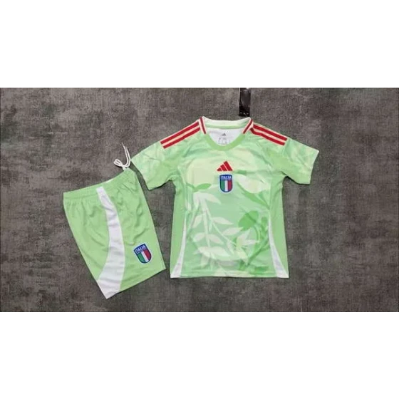 Equipo de Italia Partido de Visita 2026 Mundial Jersey Set Infantil Camiseta de Fútbol Uniforme Pantalones Cortos 16-28 2-13 AÑOS