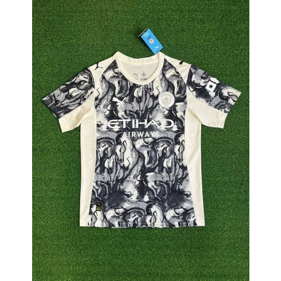 Club football uniform Clothing Jersey Manchester City/Manchester City/Manchester City F.C. Year of the Horse Special Edition S-4XL