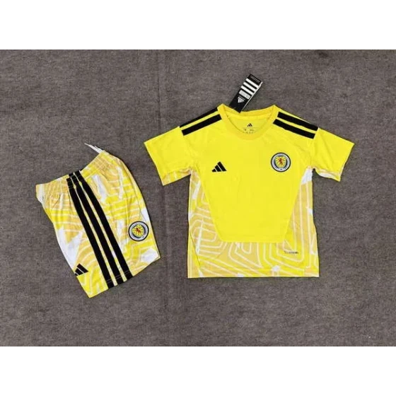 Scotland  National Team Doorman 2026World Cup jersey set Children's jersey Soccer uniform Clothing Shorts 16-28  2-13 YEARS