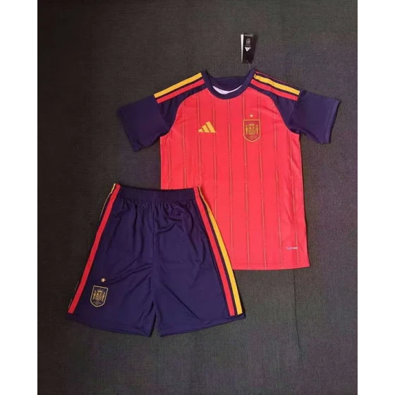 Spain National Team Home field 2026World Cup jersey set Soccer uniform Clothing Shorts S-4XL