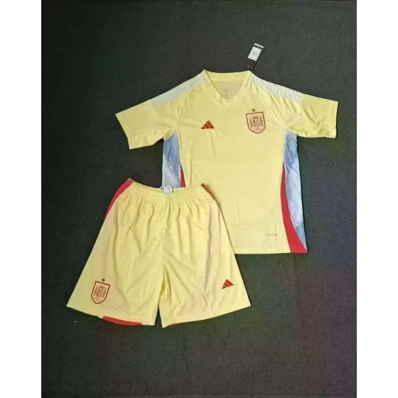 Spain National Team Away game 2026World Cup jersey set Soccer uniform Clothing Shorts S-4XL