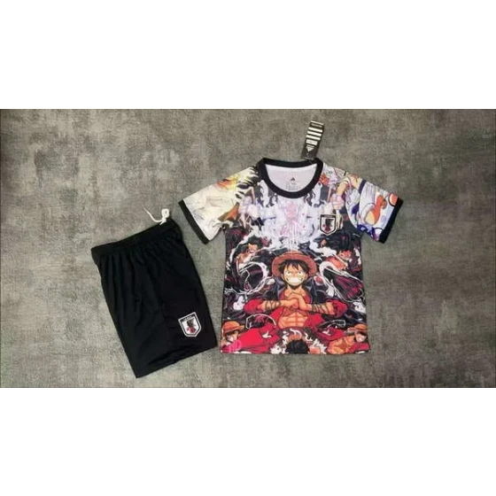 Set de Camiseta de la Selección de Japón para la Copa Mundial 2026 para Niños - Uniforme de Fútbol Infantil, Camiseta y Pantalón Corto, Tallas 16-28 (2-13 AÑOS)