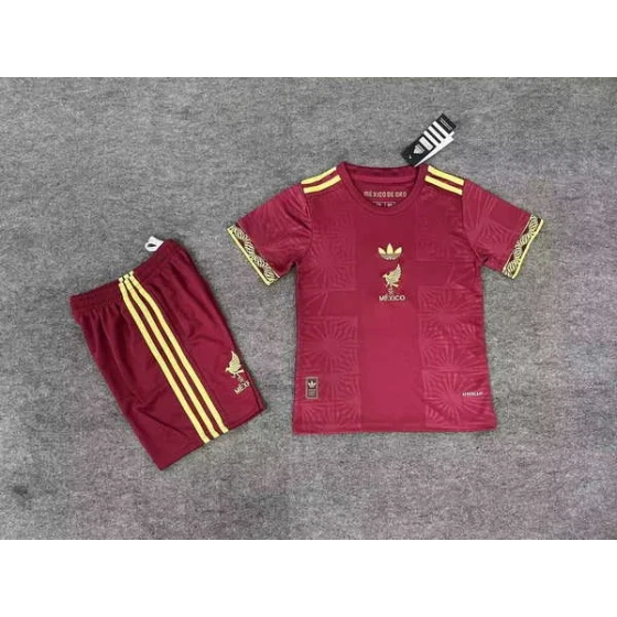 Conjunto de Jersey de la Selección Mexicana Edición Especial Mundial 2026 para Niños, Uniforme de Fútbol, Pantalones Cortos, Tallas 16-28, 2-13 AÑOS