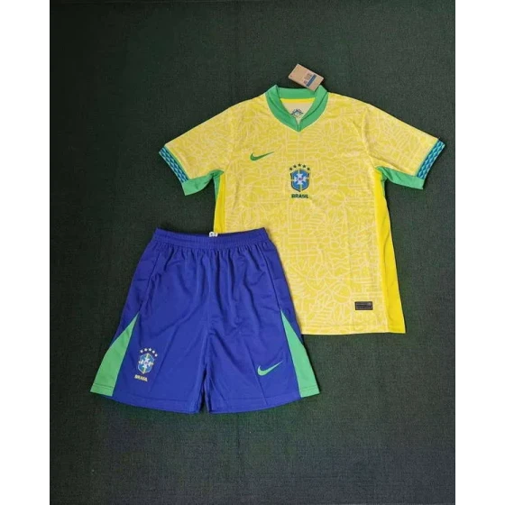 Brazil National Team Home field 2026World Cup football jersey Clothing Jersey Suit Shorts S-4XL
