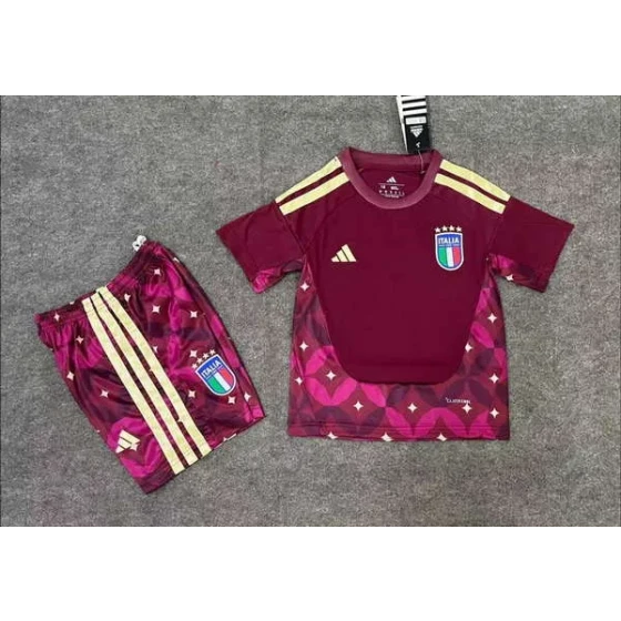 Set de Jersey de la Selección Italiana para la Copa Mundial 2026 para niños - Uniforme de fútbol con camiseta y pantalones cortos, tallas 16-28 (2-13 años)