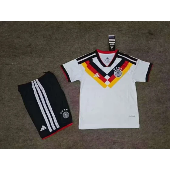 Germany National Team Home field 2026World Cup jersey set Children's jersey Soccer uniform Clothing Shorts 16-28  2-13 YEARS