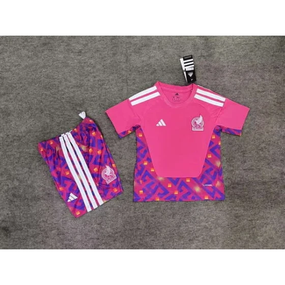 Mexico National Team Doorman 2026World Cup jersey set Children's jersey Soccer uniform Clothing Shorts 16-28  2-13 YEARS