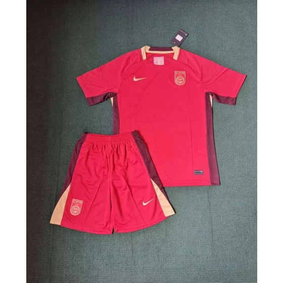 China National Team Home field 2026World Cup jersey set Soccer uniform Clothing Shorts S-4XL